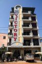 Exterior of the Victory Hotel in Hue, Vietnam.