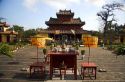 The Mieu Temple within the Imperial Citadel of Hue, Vietnam.
