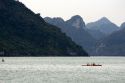 Sea kayaking in Ha Long Bay, Vietnam.