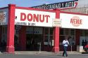 Donut shop and tax service business in Imperial County, Southern California, USA.