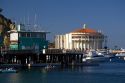 The Catalina Casino and Avalon harbor on Catalina Island, California, USA.