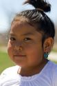 Portrait of a young Navajo Indian girl from Arizona, USA. MR