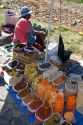 Street vendor selling mexican snacks in the town of Cholula, Puebla, Mexico.