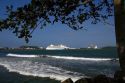 The AIDAaura cruise ship docked at Puerto Limon, Costa Rica.
