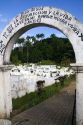 Chinese worker section of a cemetery at Limon, Costa Rica.