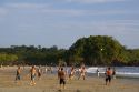 Soccer game on the beach at the Manuel Antonio National Park in Puntarenas province, Costa Rica.