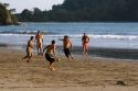 Soccer game on the beach at the Manuel Antonio National Park in Puntarenas province, Costa Rica.