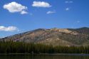 Bull Trout Lake located in the Boise National Forest near Lowman, Idaho, USA.