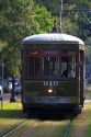 St. Charles Streetcar Line in the Garden District of New Orleans, Louisiana, USA.