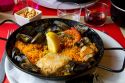 Paella served at a restaurant at Bidart in the Basque province of Labourd, southwestern France.