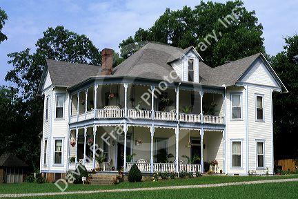 Victorian house circa 1900 in Winchester, Tennessee.