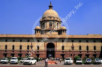 The Home Ministry Building in New Delhi, India.