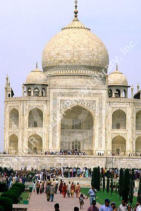 The Taj Mahal in Agra, India.