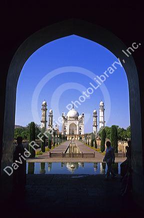 Bibi Ka Magbara, India's mini Taj Mahal at Aurangabad in Southwest India.