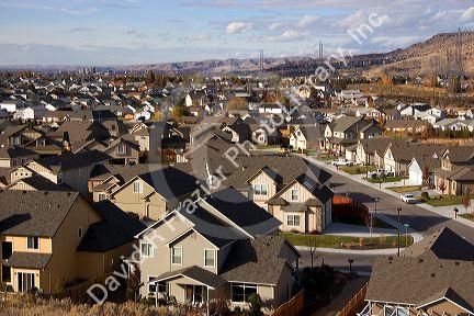 Housing developements contribute to urban sprawl in Boise, Idaho.
