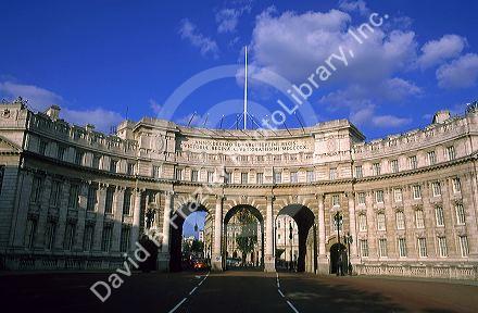 Admiralty Arch in London, England.