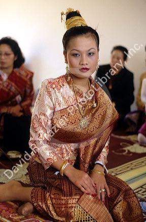 The bride of a Laotion wedding in Boise, Idaho. MR