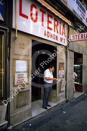 The Loteria office in Madrid, Spain.