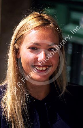 Portrait of a Russian woman in Spain.