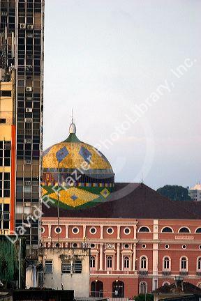 The opera house in Manaus, Brazil.