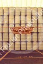 Nuclear waste storage of contaminated items are stored in drums at the Idaho National Engineering Lab in Idaho Falls, Idaho.