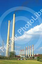 TVA coal fired power plant. Kingston Steam Plant on the Clinch River in Tennessee.
