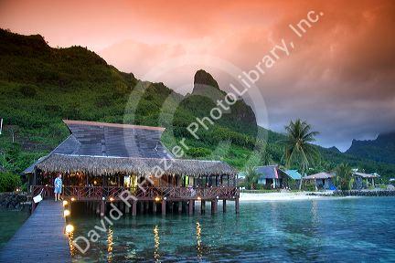 The Kaveka hotel on the island of Moorea.