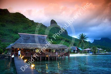 The Kaveka hotel on the island of Moorea.