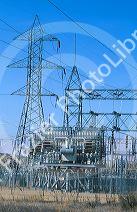 Power sub-station and transformers.