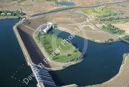 C.J. Strike Dam on the Snake River near Grandview, Idaho.