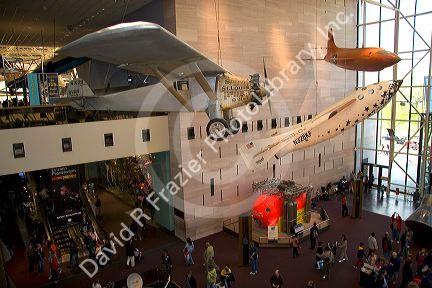 The Spirit of St. Louis at The National Air and Space Museum in Washington, D.C.