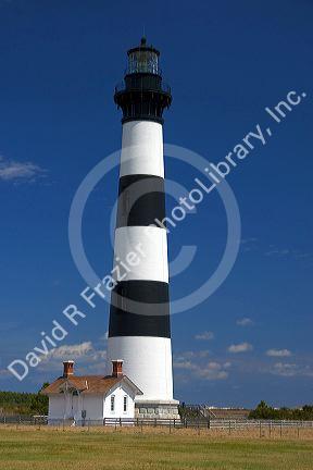 Bodie Island Lighthouse at Cape Hatteras, North Carolina.