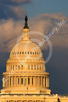 The dome of the United States Capitol Building in Washington, D.C.