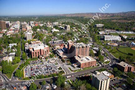 Aerial view of St. Luke's Boise Regional Medical Center, Idaho.