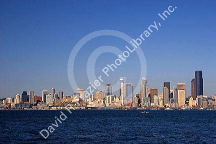 The cityscape of Seattle, Washington.
