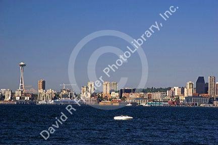 The cityscape of Seattle, Washington.