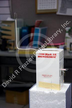 Radiosonde sensor that is launched with a weather balloon at the National Weather Service in Boise, Idaho.