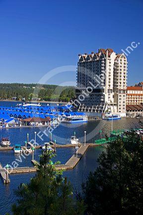 The Coeur d' Alene Resort at Coeur d' Alene, Idaho.