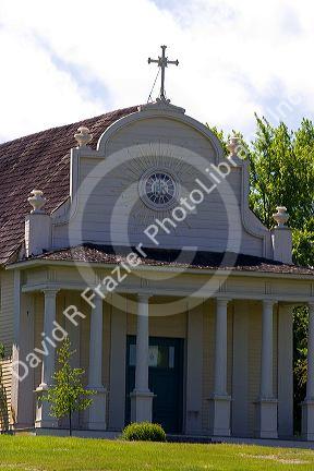 The Cataldo Mission near Kellogg, Idaho.