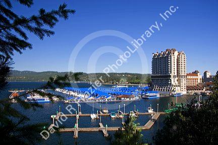 The Coeur d' Alene Resort at Coeur d' Alene, Idaho.