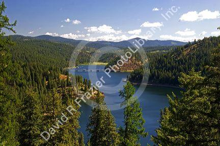 Lake Coeur d' Alene at Coeur d' Alene, Idaho.