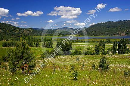 Cave Lake along highway 3 in Idaho.