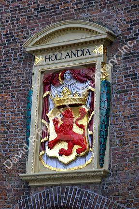 Coat of Arms on a building at The Binnenhof 
