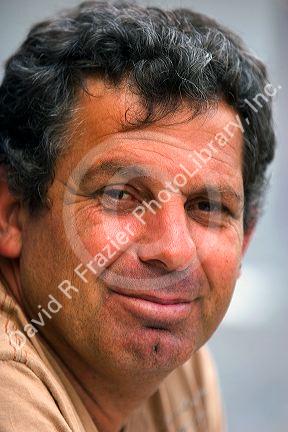 Portrait of an Isreali man in Belgium.