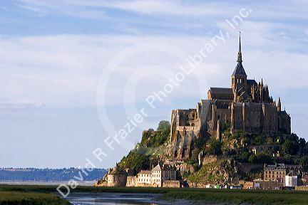 Le Mont Saint Michel in the region of Basse-Normandie, France.