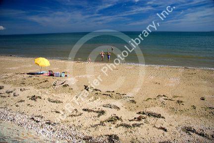 Utah Beach is the westernmost beach of the five landing areas of the Normandy Invasion of World War II, it is near Sainte-Marie-du-Mont in the region of Basse-Normandie, France.