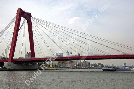 The Willemsbridge at Rotterdam, Netherlands.