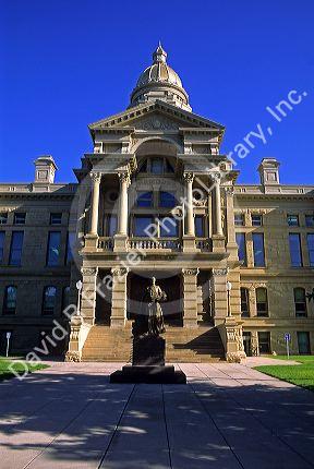 The Wyoming State Capitol Building in Cheyenne.