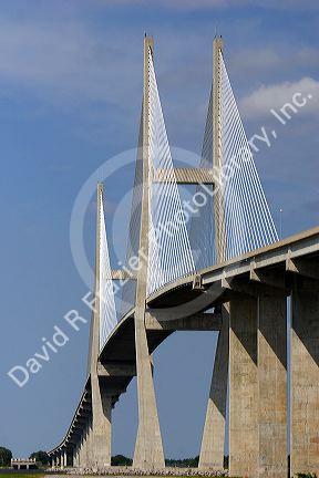 The Sidney Lanier Bridge at Brunswick, Georgia.