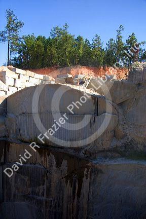 A granite quarry in Elberton, Georgia.